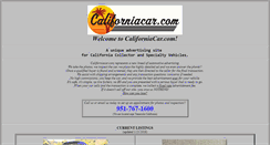 Desktop Screenshot of californiacar.com