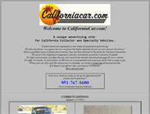 Tablet Screenshot of californiacar.com